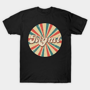 Circle Design Mgmt Proud Name Birthday 70s 80s 90s T-Shirt